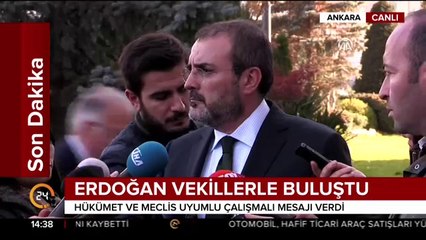 AK Parti Sözcüsü Ünal açıklama yapıyor