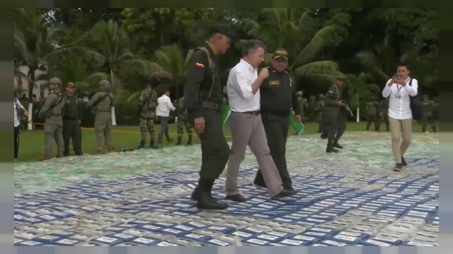 Foram apreendidas 12 toneladas de cocaína na Colômbia