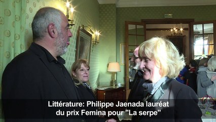 Philippe Jaenada lauréat du prix Femina pour "La serpe"