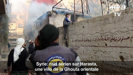 Syrie: raid aérient sur une ville de la Ghouta orientale
