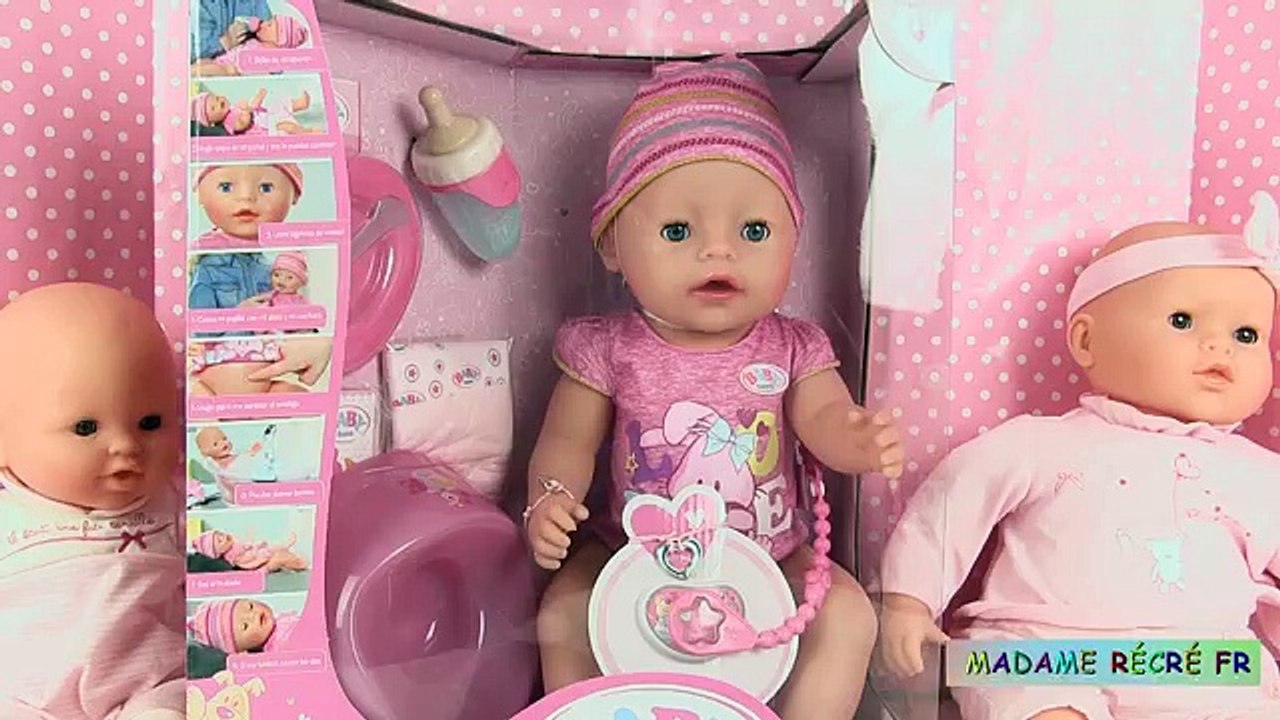 Poupée Baby Born Fille Poupon Interif Pleure Fait Pipi