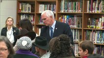 US VP Pence attends prayer service for Texas shooting victims