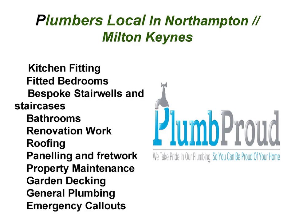 Plumbers Local In Milton Keynes