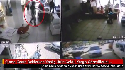 Şişme Kadın Beklerken Yanlış Ürün Geldi, Kargo Görevlilerini Gasp Etti