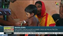 ONU alerta sobre crisis de malnutrición de rohingyas en Bangladés