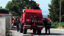 Les Marins Pompiers de Marseille se préparent à affronter les feux de forêts