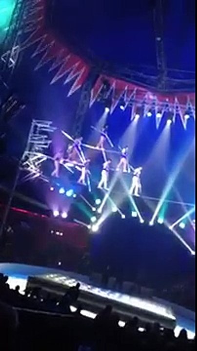 Chute d'acrobates en plein numéro de cirque à Dunkerque