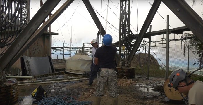 USAF and FEMA Engineers Work to Restore Communications in Puerto Rico