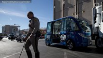 Las Vegas Self-Driving Bus Gets In Crash 1st Day