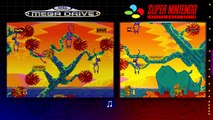 The Lion King | Mega Drive & SNES | Comparison - Dual Longplay