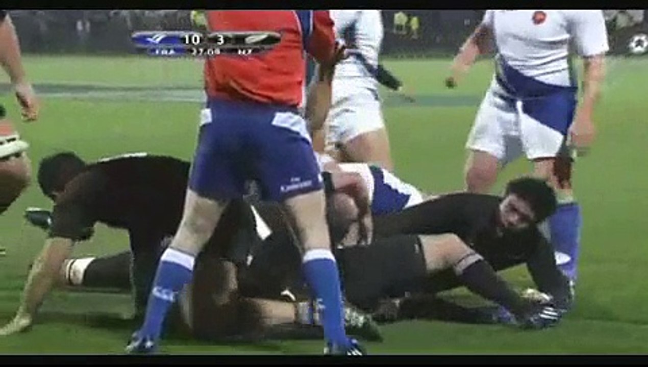 La dernière victoire du XV de France sur les Blacks