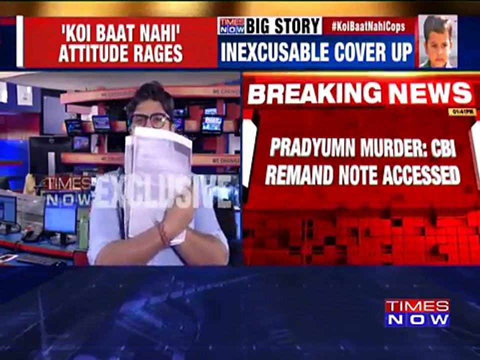 Pradyuman Thakur Case: Accused Class XI Ryan Student Confessed To Crime In Front Of His Father
