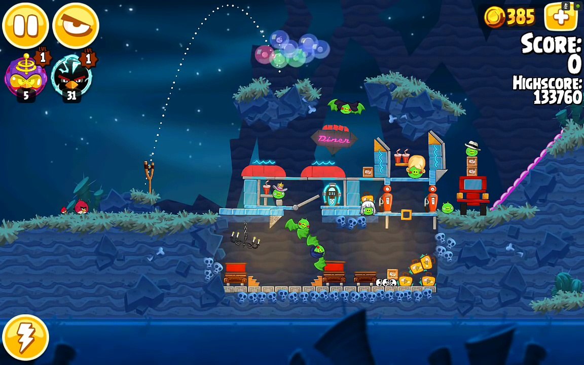 Angry Birds Seasons-Invasion Of The Egg Snatchers All LevelsThree Star Walkthrough