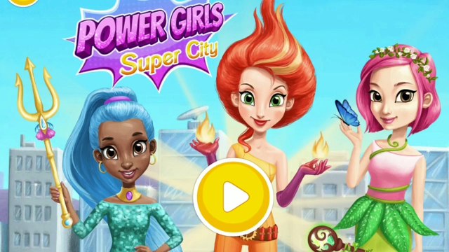 Fun Superhero Girls Care Kids Game Power Girls Super City - Baby Learn Colors Makeover Rescue Games