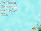 Pipetto iPad Air Hülle Schwarz Faltbare Origami Halterung Stand für Apple iPad Air 1 5