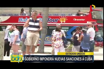 Donald Trump implementa más sanciones a Cuba