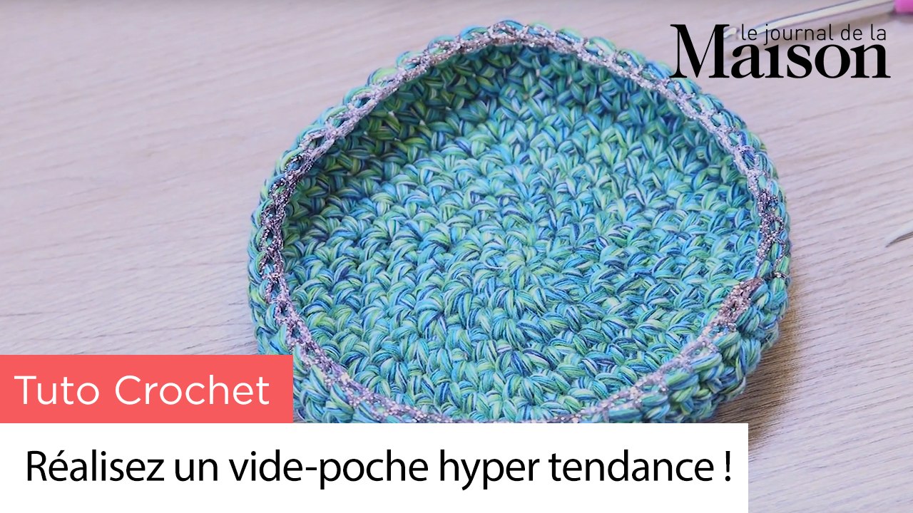 Tuto crochet : réalisez un vide-poche hyper tendance !