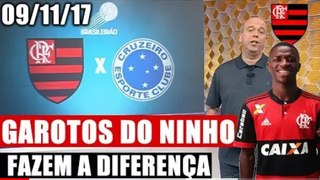 GUERRERO DE VOLTA? FLA 2 X 0 CRUZEIRO GAROTADA ARREBENTOU! GLOBO ESPORTE 08/11/17