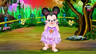 Mickey Mouse small babies Head, Shoulder, knees and toes Nursery rhymes | Popular Poems For Kids