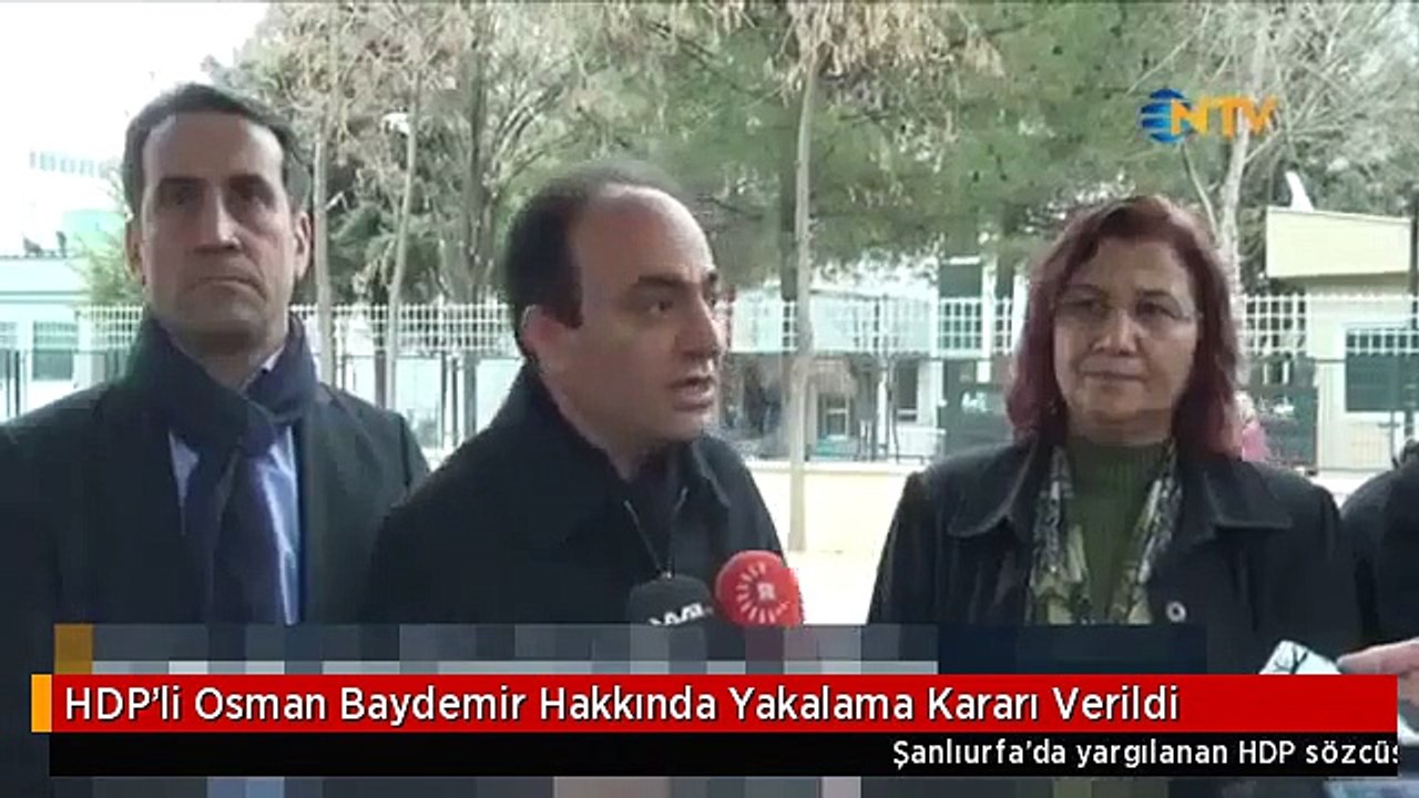 HDP'li Osman Baydemir Hakkında Yakalama Kararı Verildi