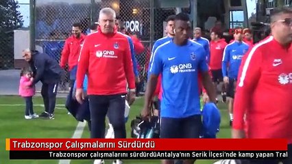 Trabzonspor Çalışmalarını Sürdürdü