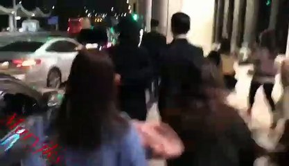 JANG KEUN SUK AT KANSAİ AIRPORT ARRİVAL TO GIMPO AIRPORT KOREA 09.11.2017