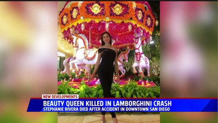 Beauty Queen Thrown from Lamborghini Dies Days After Fiery Crash