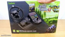 Saitek Farming Simulator Gold Wheel Unboxing