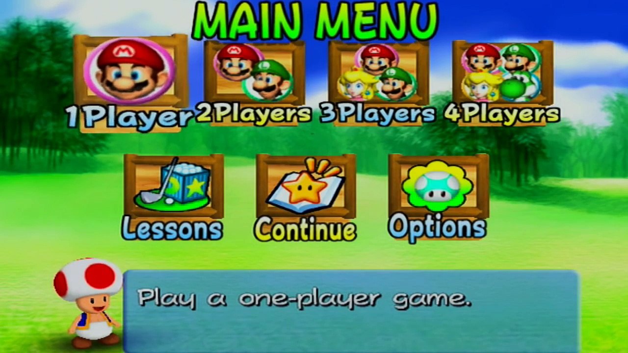 ABM: Mario Golf Toadstool tour gameplay HD