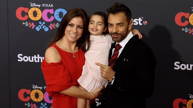 Eugenio Derbez, Alessandra Rosaldo Coco US Premiere Orange Carpet