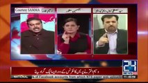 Saeed Qazi plays Mustafa Kamal's clips in which he is using abusive language while defending Altaf Hussain