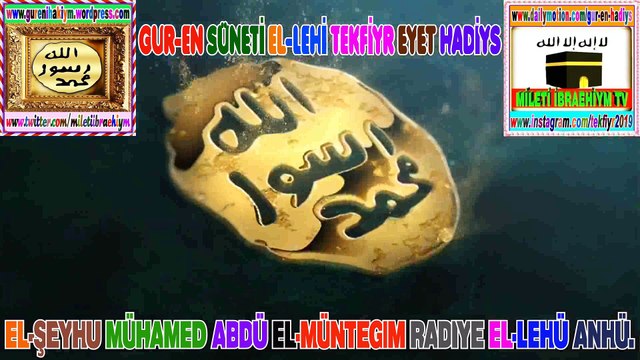 use-eme bin le-ediyn müslim değil ke-efir ebedi cehenemliktirke-efir arap baharcıları tekfiyr etmiyo