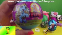20 Kinder Surprise eggs Disney FROZEN Hello Kitty Mickey Filly Cars 2 Kinder Joy Rio 2 Spiderman