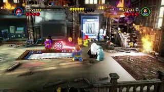 LEGO Marvel Super Heroes (PS4) - Co-op Walkthrough Part 8 - Juggernauts and Crosses