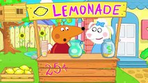 Fox Family LEMONADE Kid spends Money on Sneakers and Steals Lemons Finger Family Song Nursery