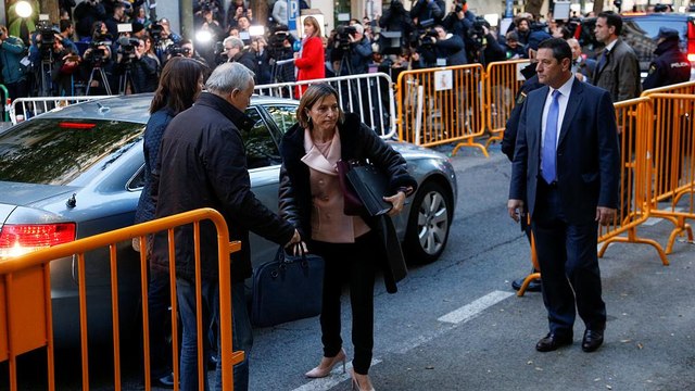 Carme Forcadell sale de prisión tras pagar su fianza