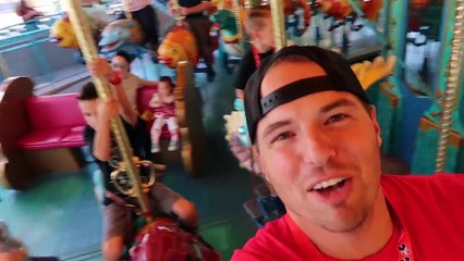  SAVAGE SEVEN YEAR OLD SETS CALIFORNIA SCREAMIN' ADVENTURE ROLLER COASTER ON FIRE! 