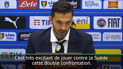 Barrages - Buffon : "L'Italie veut garder son abonnement au Mondial"
