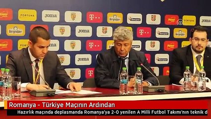 Romanya - Türkiye Maçının Ardından