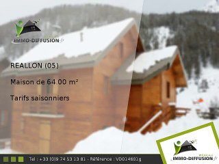 Maison 64.00m2 A louer sur Reallon - Tarifs saisonniers