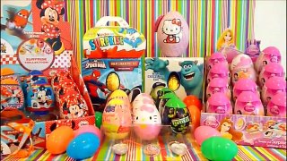 1000 Surprise Eggs Kinder CHRISTMAS Maxi Compilation present Toys US DISNEY Peppa pig HD