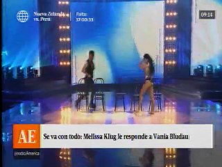 Melissa Klug le responde a Vania Bludau