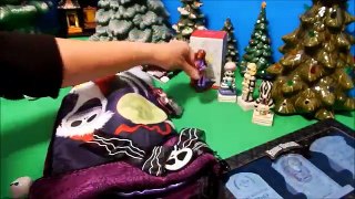 Nightmare Before Christmas Tree Monster High Ornaments Jack & Sally Dolls Unboxing Toy Review