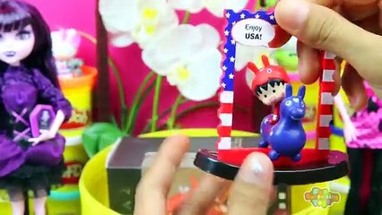 GIANT Monster High Surprise Eggs Compilation Play Doh - Elissabat, Draculaura, Clawdeen Wolf