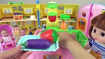 Baby Doll fruit vegetable wash and cutting kitchen toys