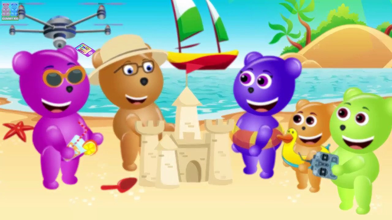 Mega Gummy Bear Counting! Baby Finger Family More Simple Song Rhyme For Kids n Toddlers