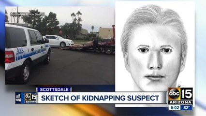 Police release sketch of kidnapping suspect in Scottsdale