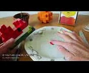 LEGO for LUNCH! Kluna Tik Dinner #90  ASMR eating sounds no talk