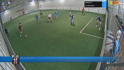 But de Arthur (4-7) - ENSMA FC  Vs Les Banqsters - 06/11/17 19:00 - LIGUE 1 - Poitiers Game Parc
