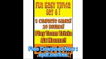 Fun Easy Trivia Set 6 An OC Trivia LIVE! Game Book